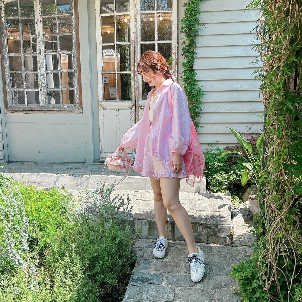 ★Pink Museシャツセットアップ