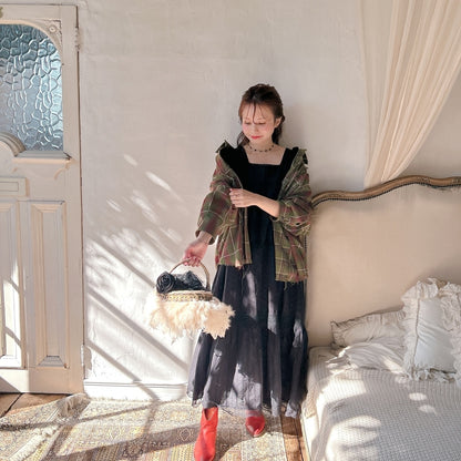 ★コットンレースDollyワンピース