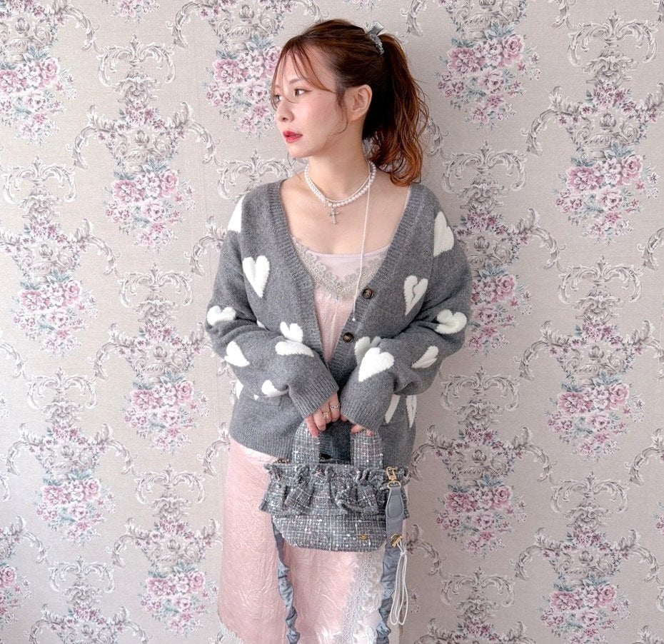 ★Amour ジャカードカーディガン