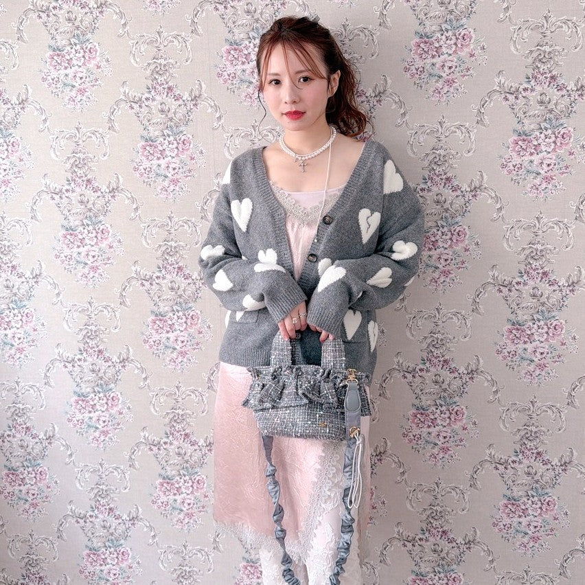 ★Amour ジャカードカーディガン