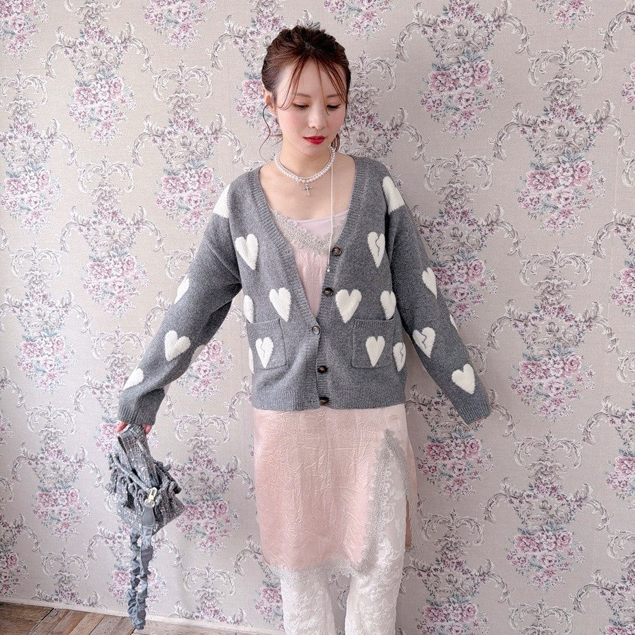 ★Amour ジャカードカーディガン
