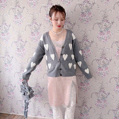 ★Amour ジャカードカーディガン