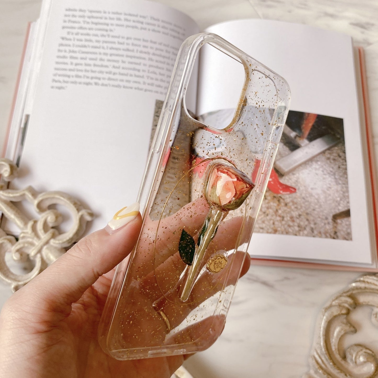 スマホケース Rose Rouge