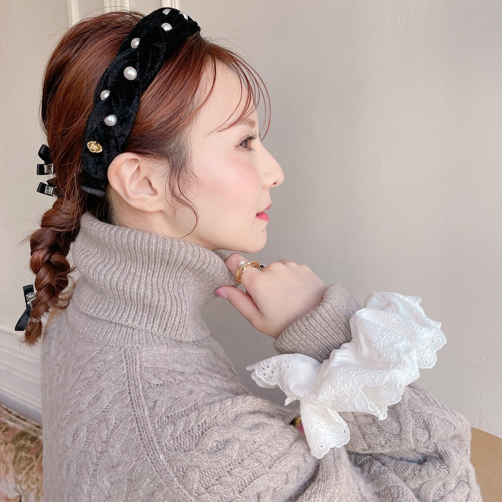 シュシュ Embroidery Lace