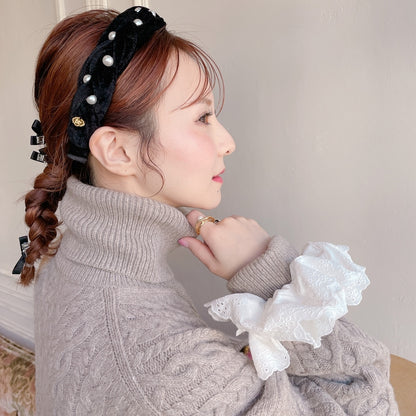 シュシュ Embroidery Lace