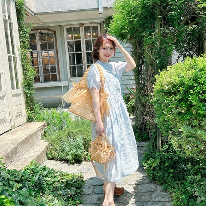 ★Noble Laceリネンワンピース