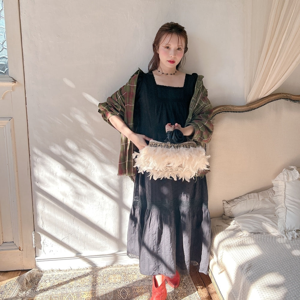 ★コットンレースDollyワンピース