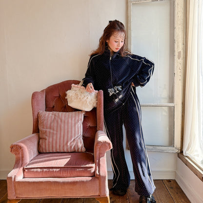 ★Polka Chillベロアジャージ