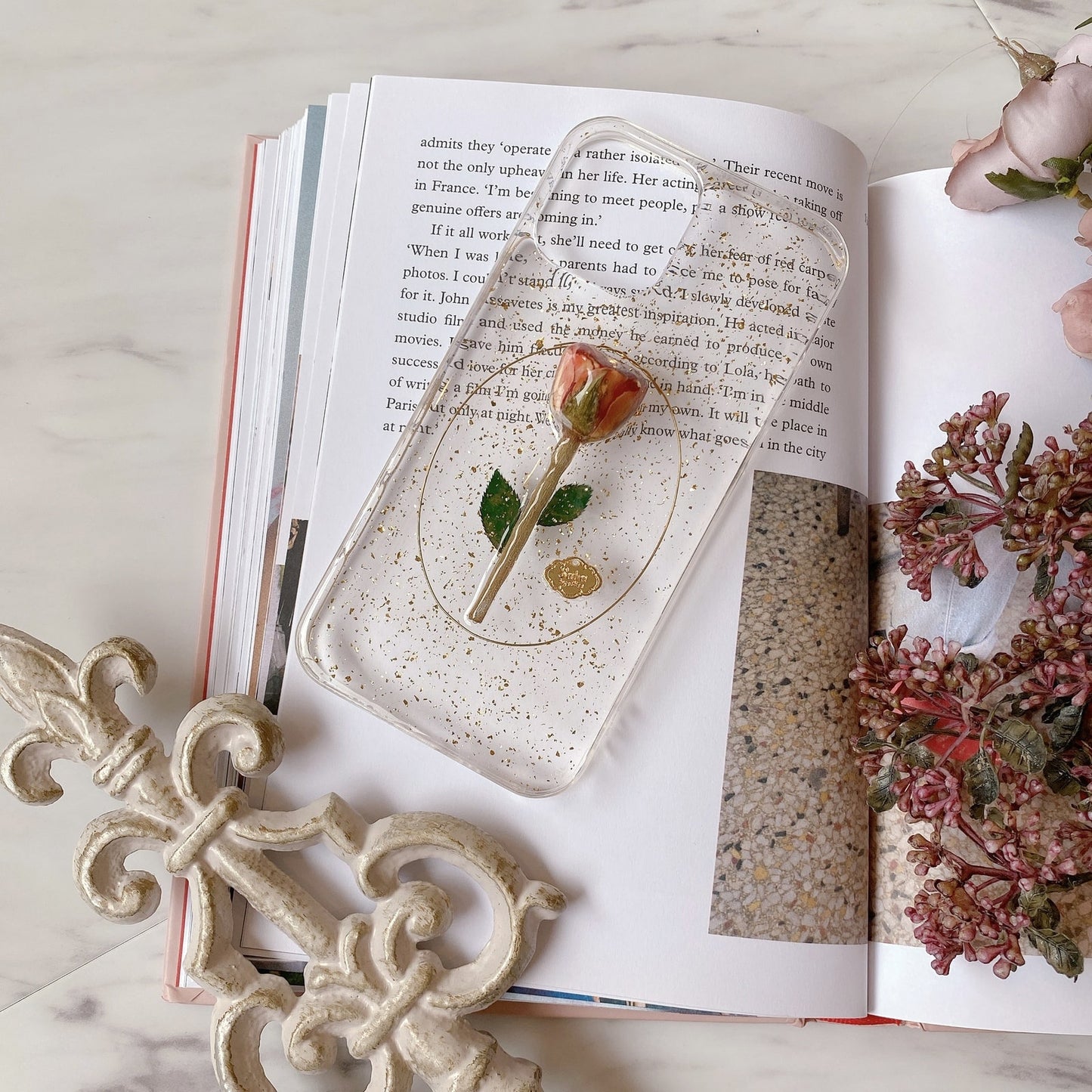 スマホケース Rose Rouge