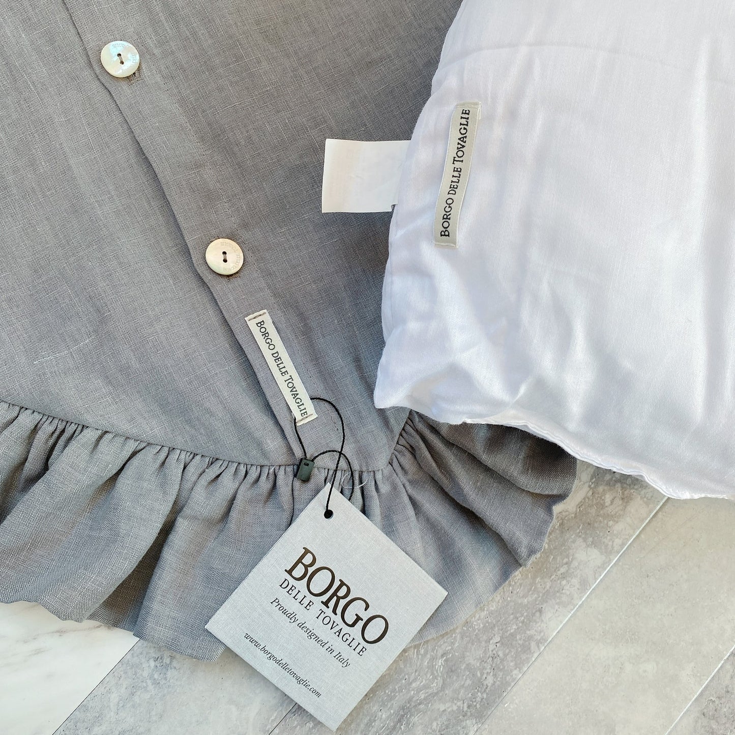 Borgo delle tovaglie ハートクッション