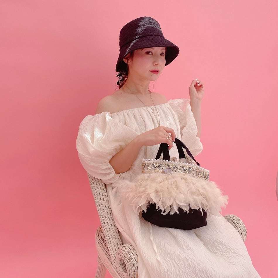 トート Wintry Meghan【アイボリー/グレー】