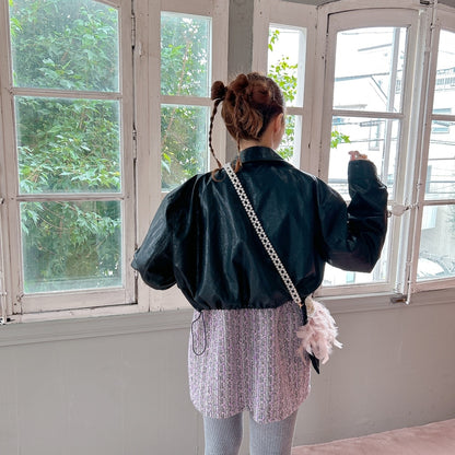 ★Volumeフェイクレザージャケット