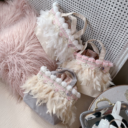 巾着＆トートSET Pom Pom Bunny