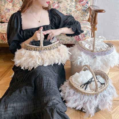 かご&巾着SET Moon Whisper Rattan