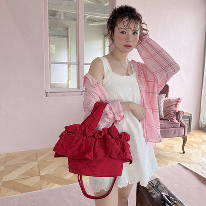 レギュラーフリルバッグ Moroccan Bebe(RED)