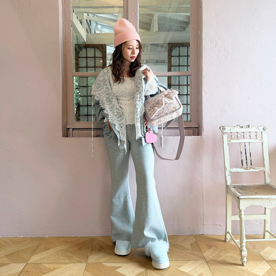 スクエアトート Tweedy Frame Tote
