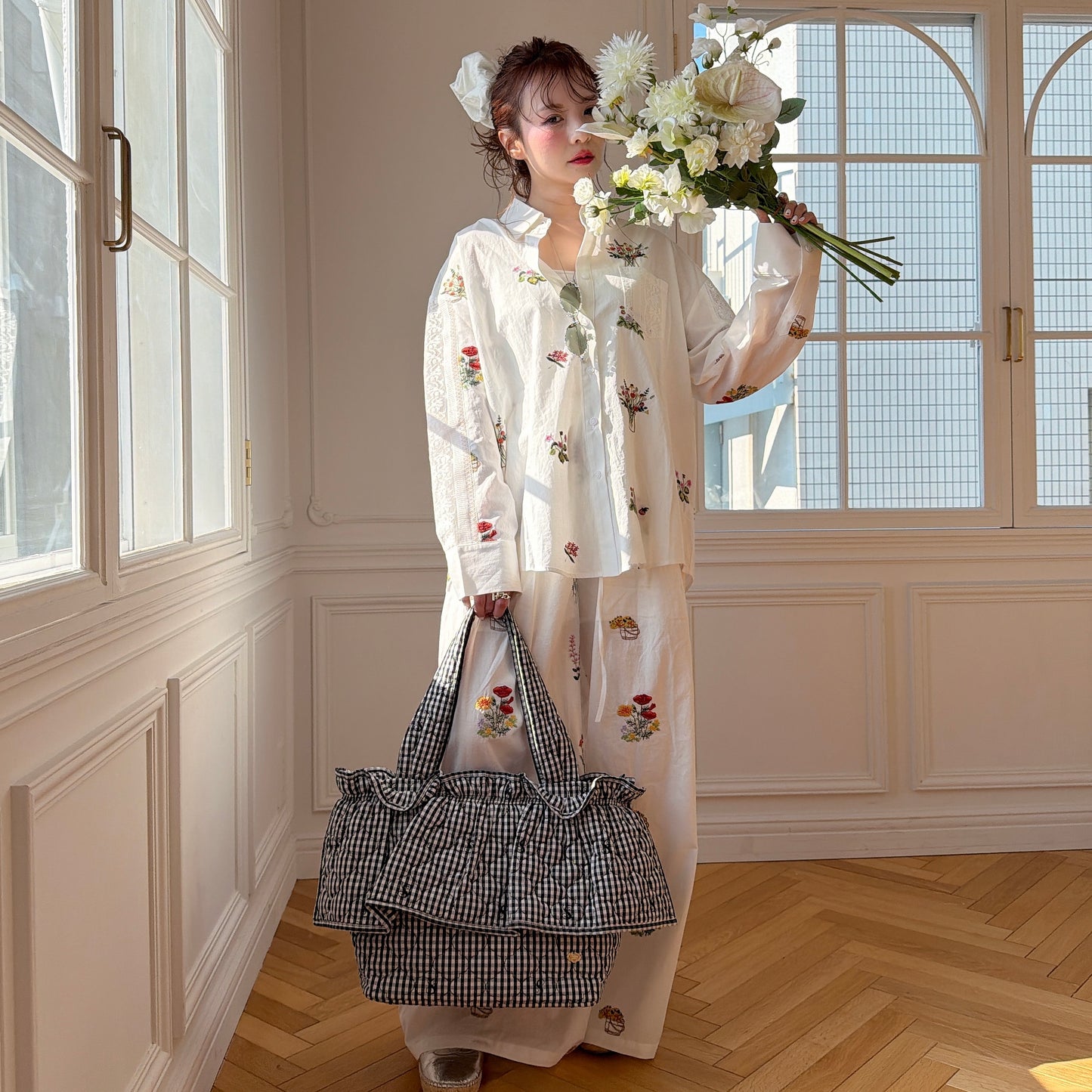 Blanc Bouquet シャツ/ボトムス (セットアップ可)