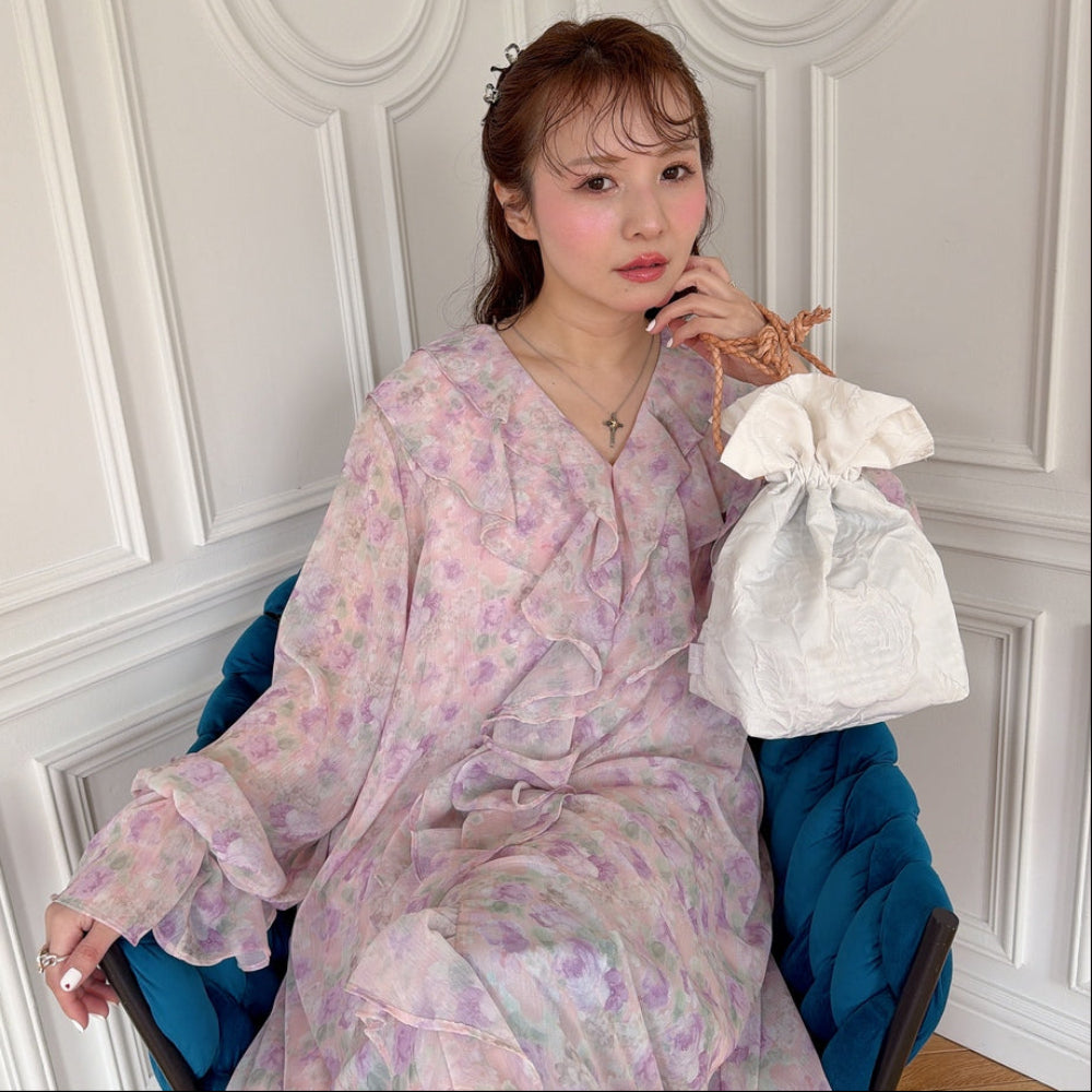 巾着バッグ Roselle