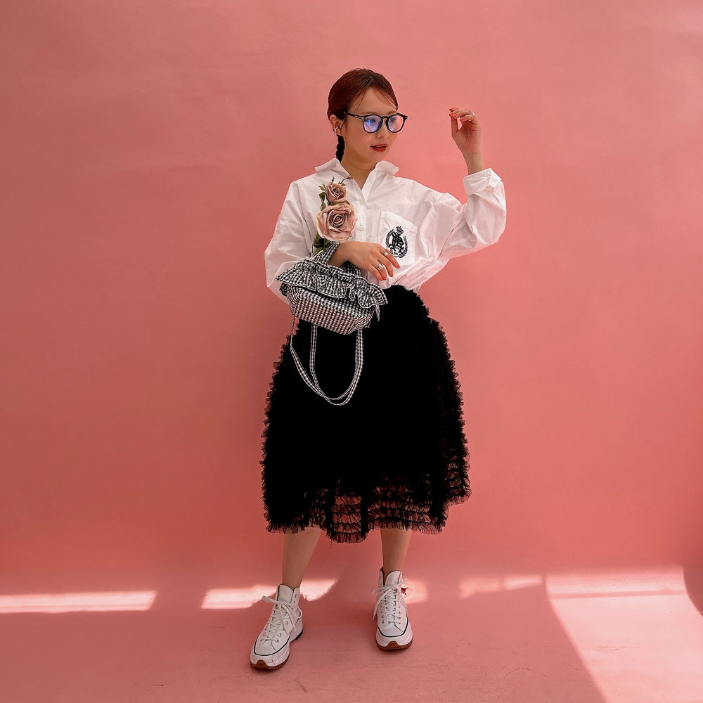 フリルバッグ Quilting Frill Bebe ミニ/レギュラー【ギンガム】