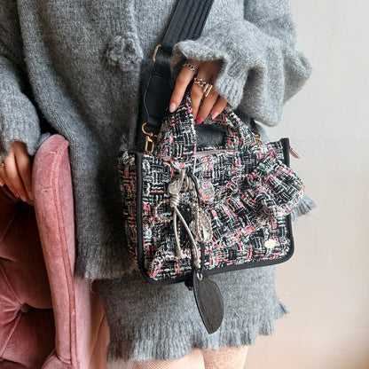 スクエアトート Tweedy Frame Tote