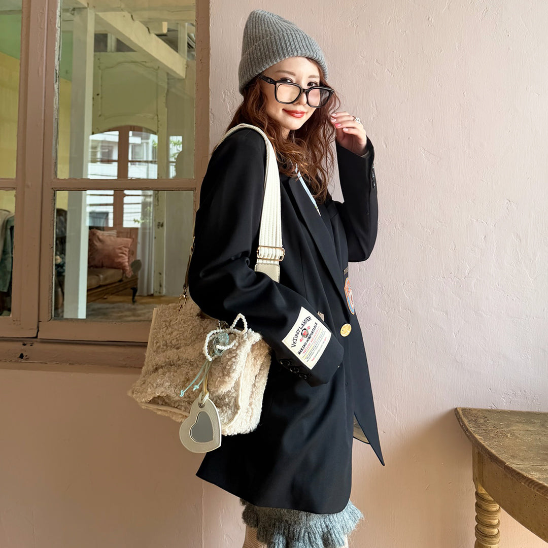 スクエアトート Poodle Frame Tote