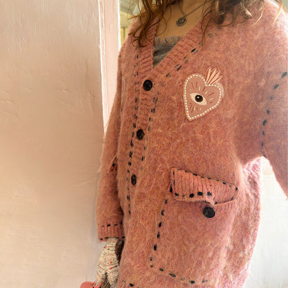 ★Wicked Pink Cardigan