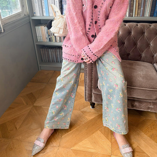 ★Floral Jean パンツ