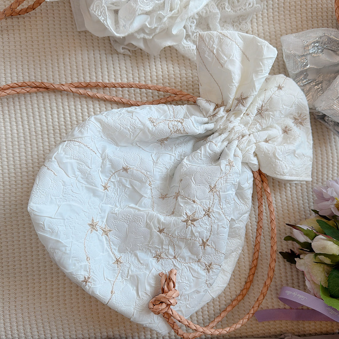 巾着バッグ Jacquard