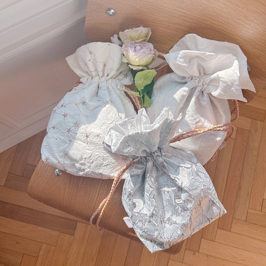 巾着バッグ Jacquard