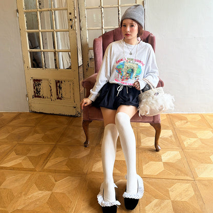 ニットトート+巾着 Dolce Perle