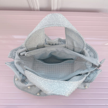 予約 ミディフリルバッグ Pearlette Bebe【ラメ】