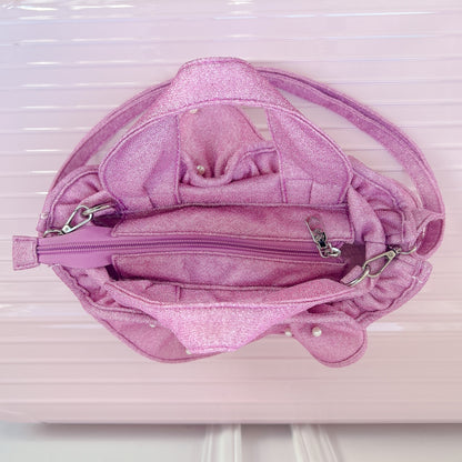 予約 ミディフリルバッグ Pearlette Bebe【ラメ】