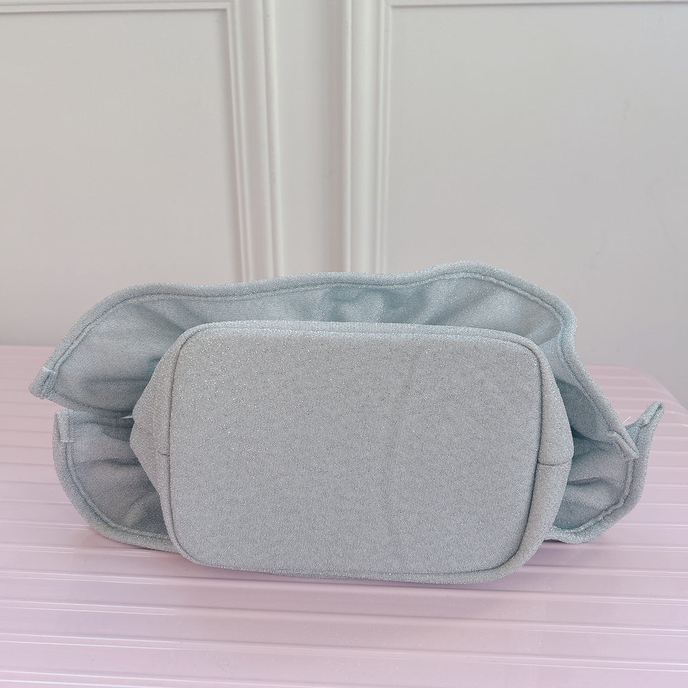 予約 ミディフリルバッグ Pearlette Bebe【ラメ】