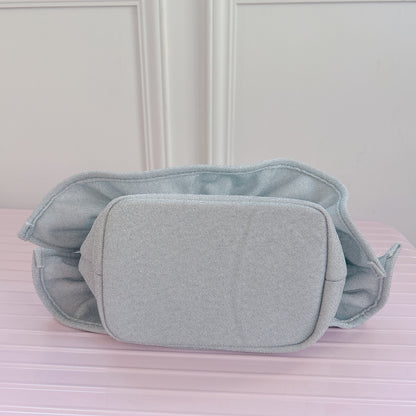 予約 ミディフリルバッグ Pearlette Bebe【ラメ】