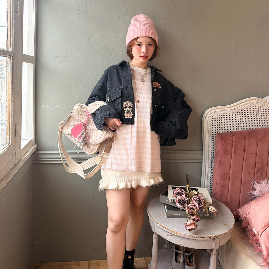 スクエアトート Poodle Frame Tote