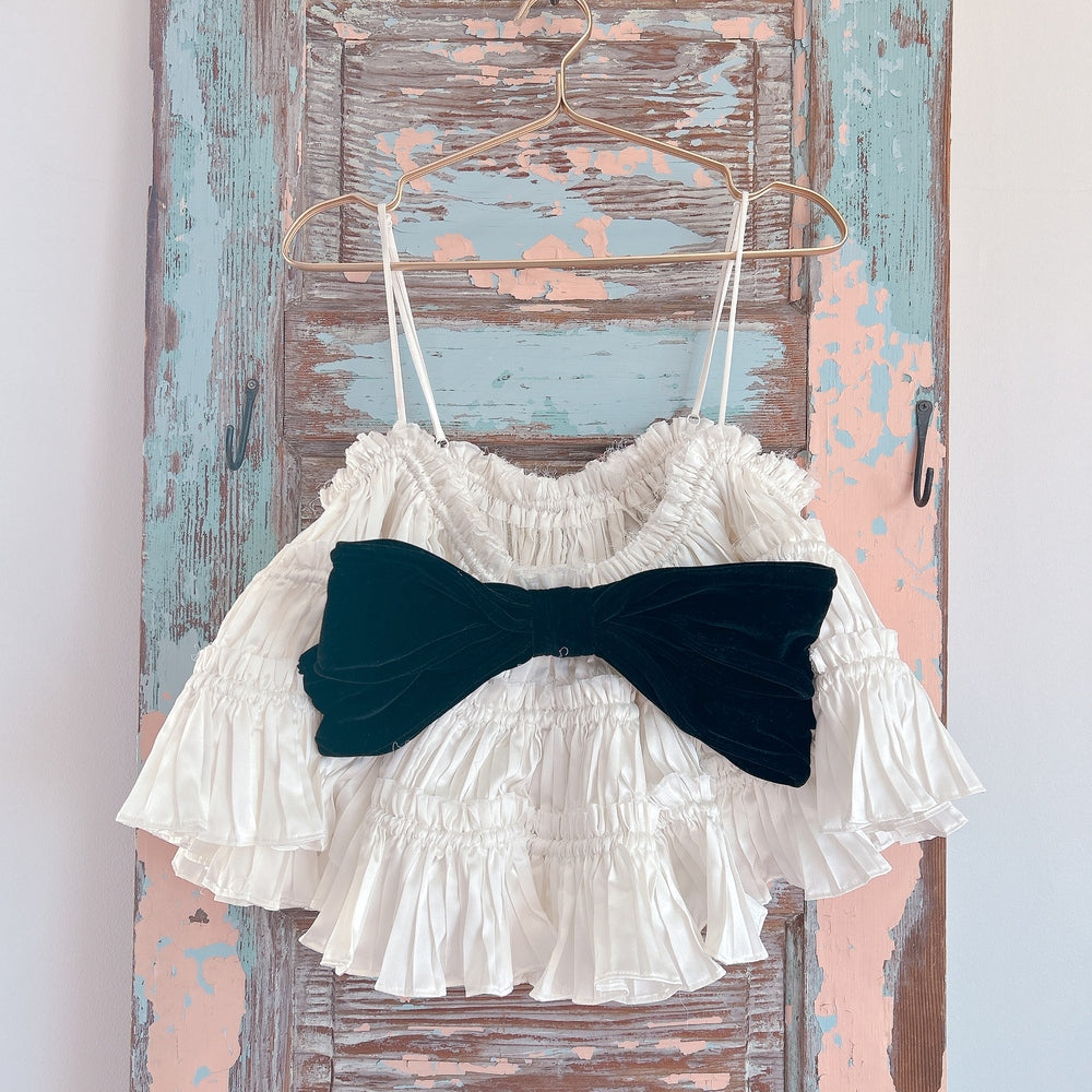 予約★Opulent Bowキャミソール  アイボリー