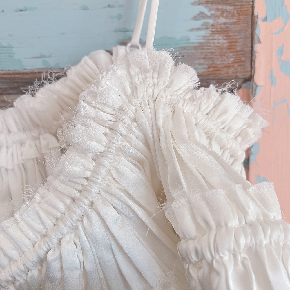 予約★Opulent Bowキャミソール  アイボリー