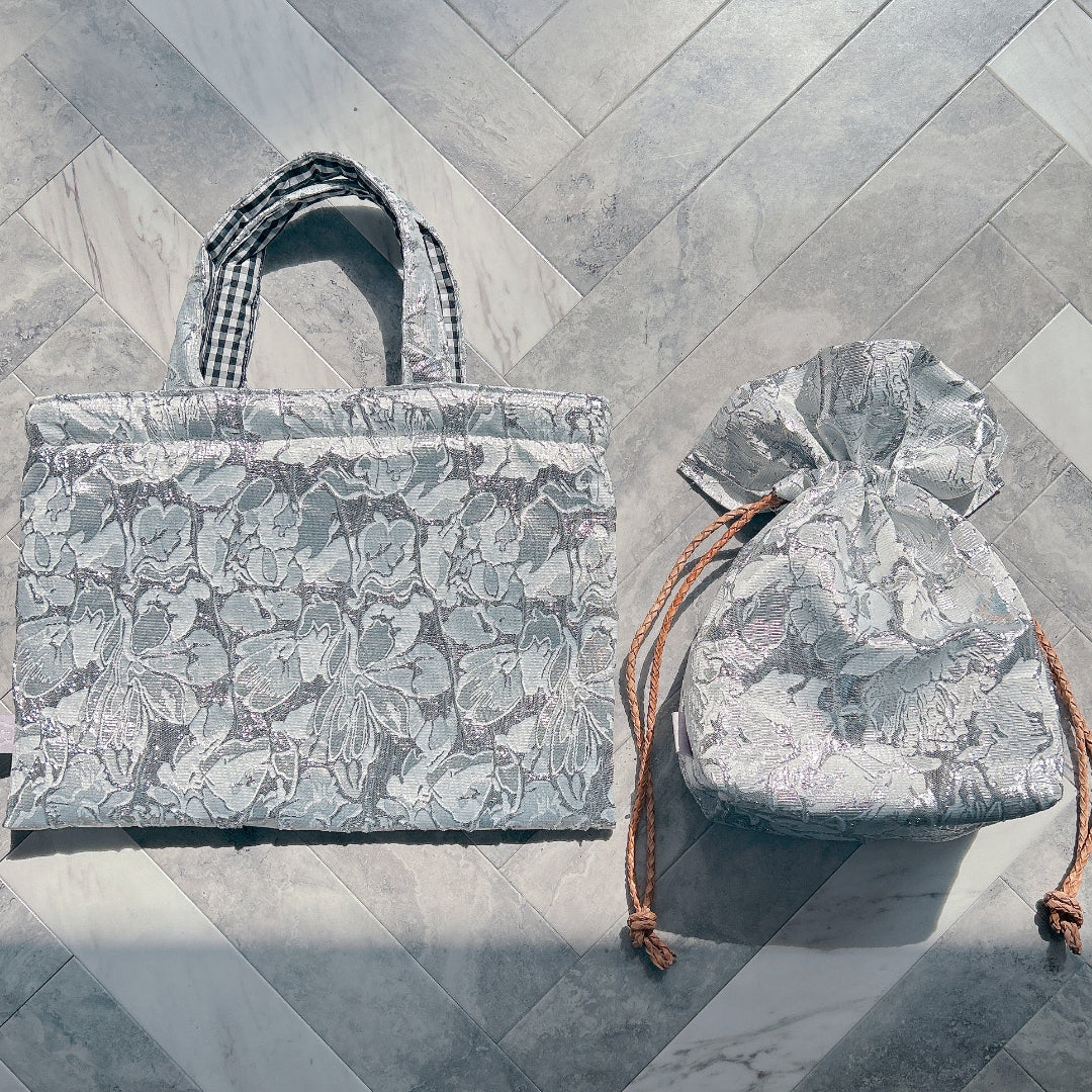 巾着バッグ Jacquard