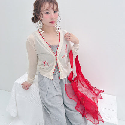 White Muguet Drop-ピアス/イヤリング