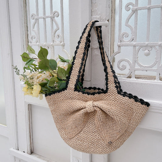 バスケットトート Coco Bow