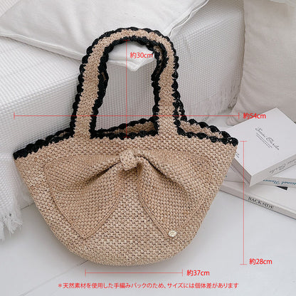 バスケットトート Coco Bow