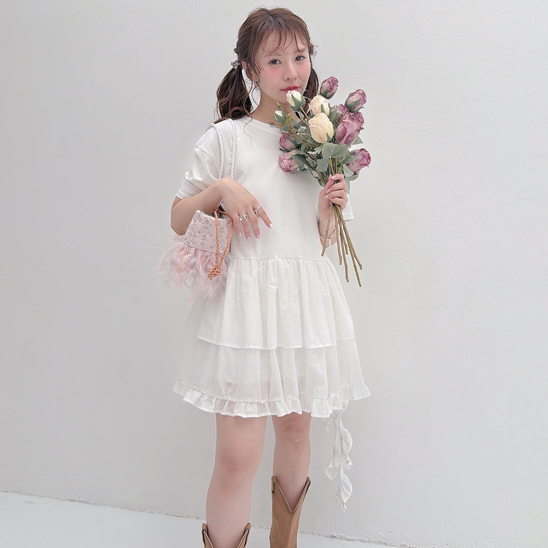 ★Cotton Whip T-shirtsワンピ