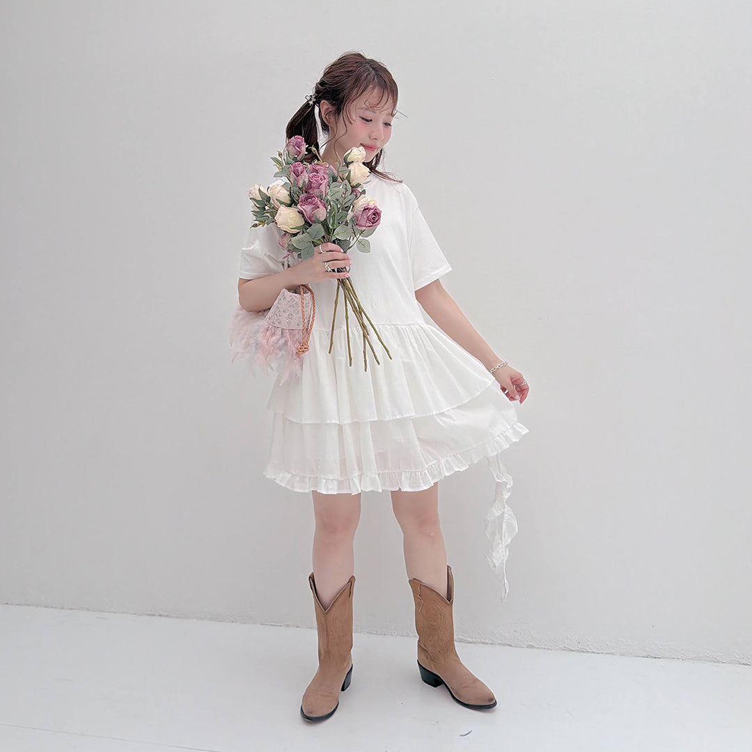 ★Cotton Whip T-shirtsワンピ