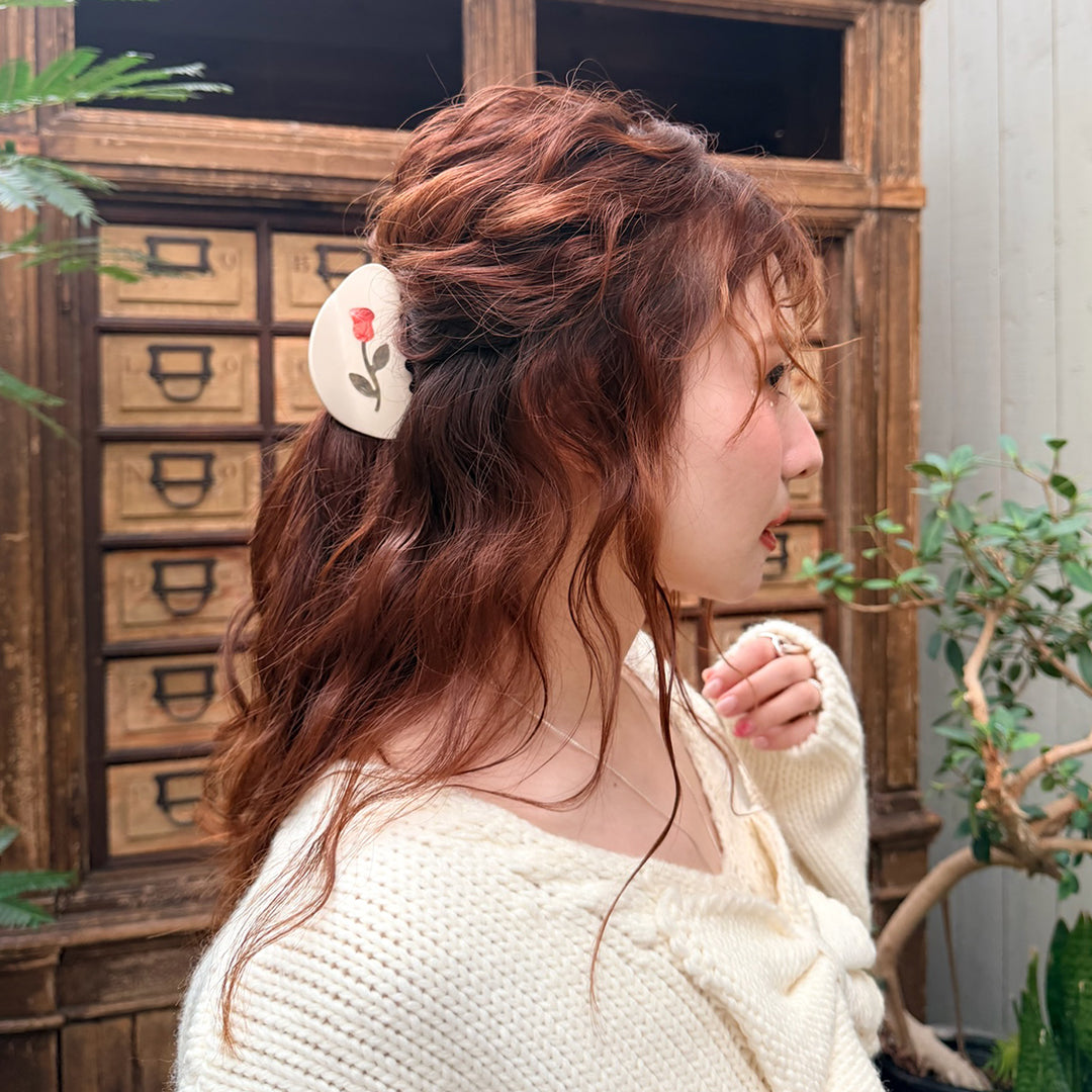 ヘアクリップDear Rose