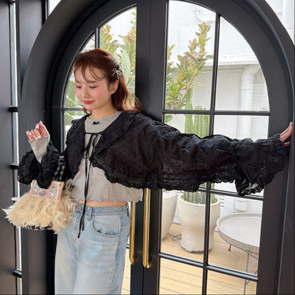 ★Boho レースボレロ