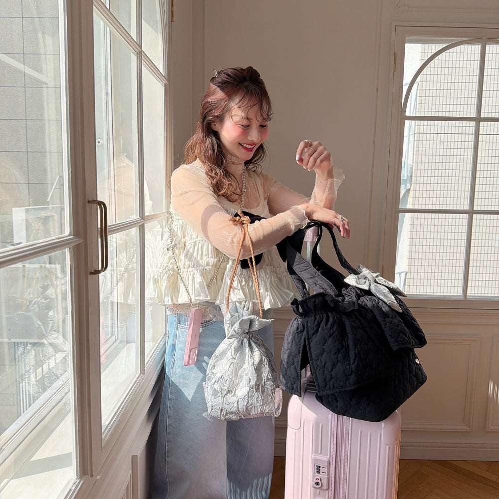 巾着バッグ Silvina