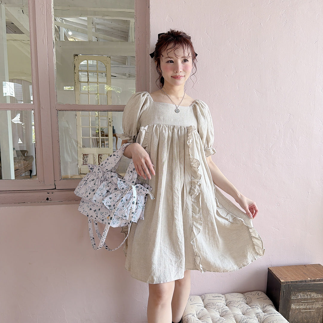 レギュラーフリルバッグ Moroccan Bebe(RosyGrey)