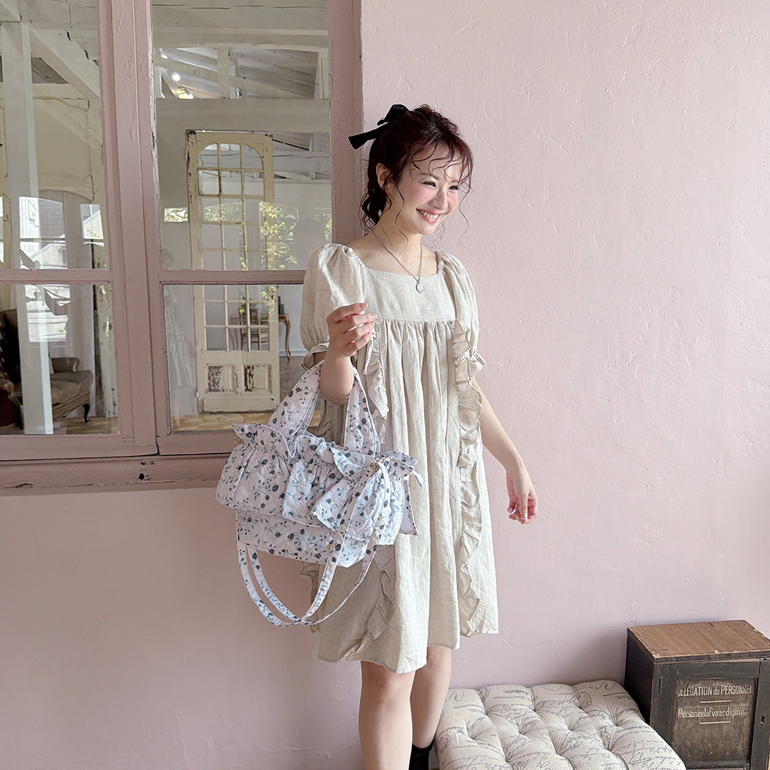 レギュラーフリルバッグ Moroccan Bebe(RosyGrey)