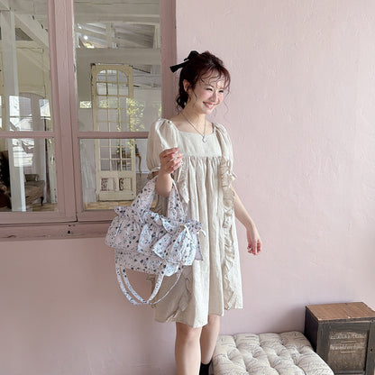 レギュラーフリルバッグ Moroccan Bebe(RosyGrey)