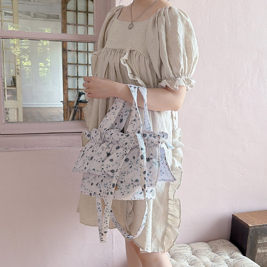 レギュラーフリルバッグ Moroccan Bebe(RosyGrey)